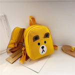 Adorable Bear Schoolbag for Kids - Cartoon Design - Bear Black