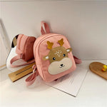 Adorable Bear Schoolbag for Kids - Cartoon Design - Deer Black