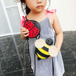 Adorable Kids' Tassel Purse Cute Cartoon Animals - Bee