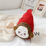 Adorable Monkey Crossbody Bag For Kids - Pink