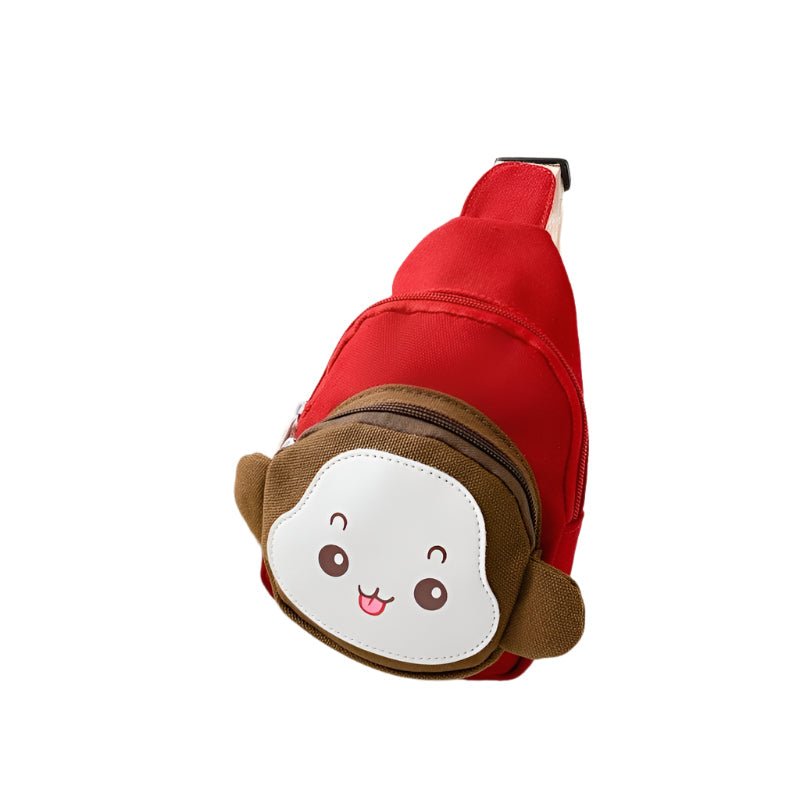 Adorable Monkey Crossbody Bag For Kids - Yellow