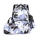 Backpack Set with Lunch Bag & Pencil Case for Kids - Pink