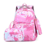 Backpack Set with Lunch Bag & Pencil Case for Kids - Purple