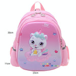 Blue Cartoon Astronaut Kids School Bag - Astronaut Blue