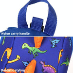 Durable Dinosaur Backpack for Kids - Lost Proof - Red