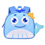 Kids' Anti - lost School Bag - Secure & Stylish - Blue Whale Medium