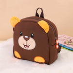 Kids' Anti - lost School Bag - Secure & Stylish - Brown Bear Medium
