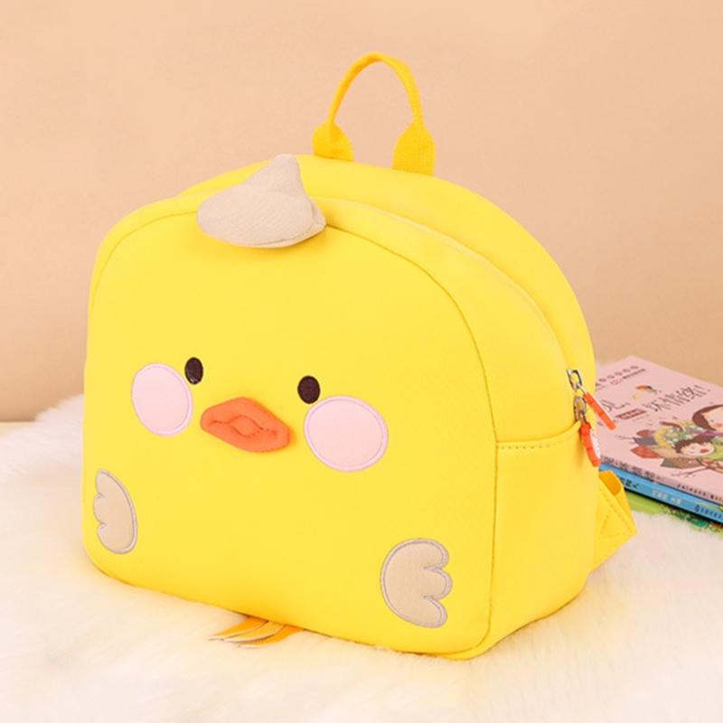 Kids' Anti - lost School Bag - Secure & Stylish - Yellow Duck Trumpet