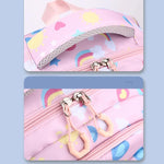Kids Backpack Set with Lunch Bag & Pencil Case - 3 in 1 - Purple