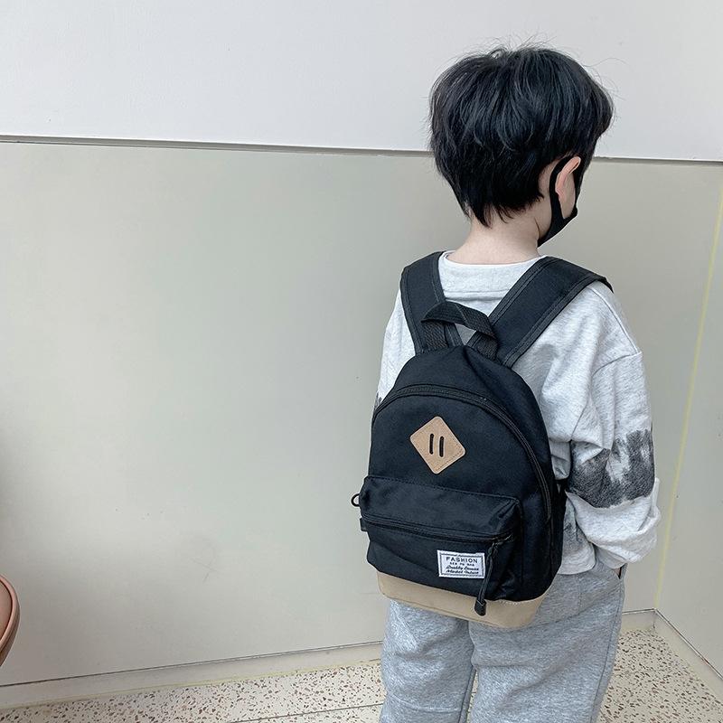 Kindergarten Kids' Simple Shoulder Bag - Minimalist Design - Blue