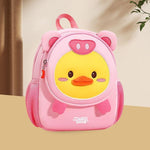 Secure Kids Backpack - Anti-lost Design - Dinosaur Duck