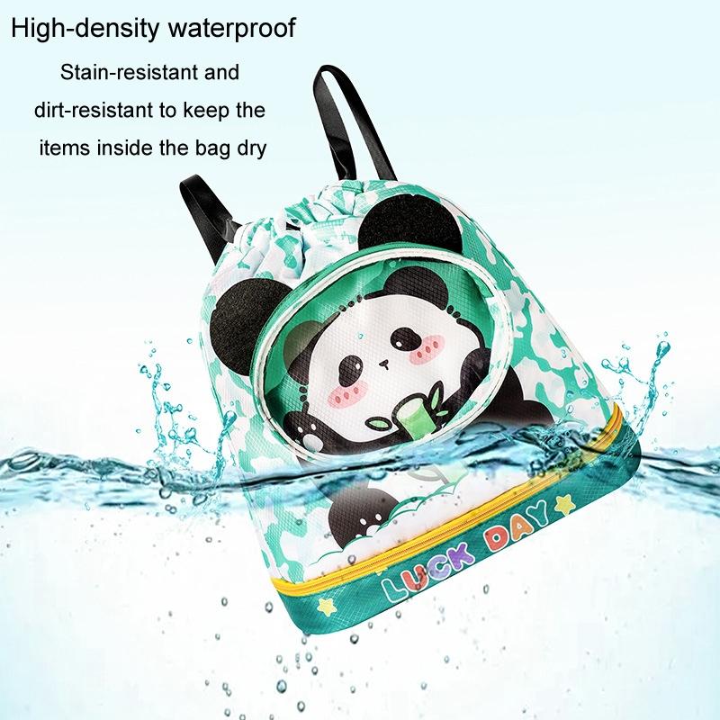 Kids' Cartoon Swim Bag Waterproof Dry / Wet Portable - Large Astronaut