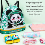 Kids' Cartoon Swim Bag Waterproof Dry / Wet Portable - Large Astronaut