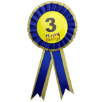 BIRTHDAY BADGE Party Favour Award Rosette Fancy Dress Girls Boys Childrens Kids - 