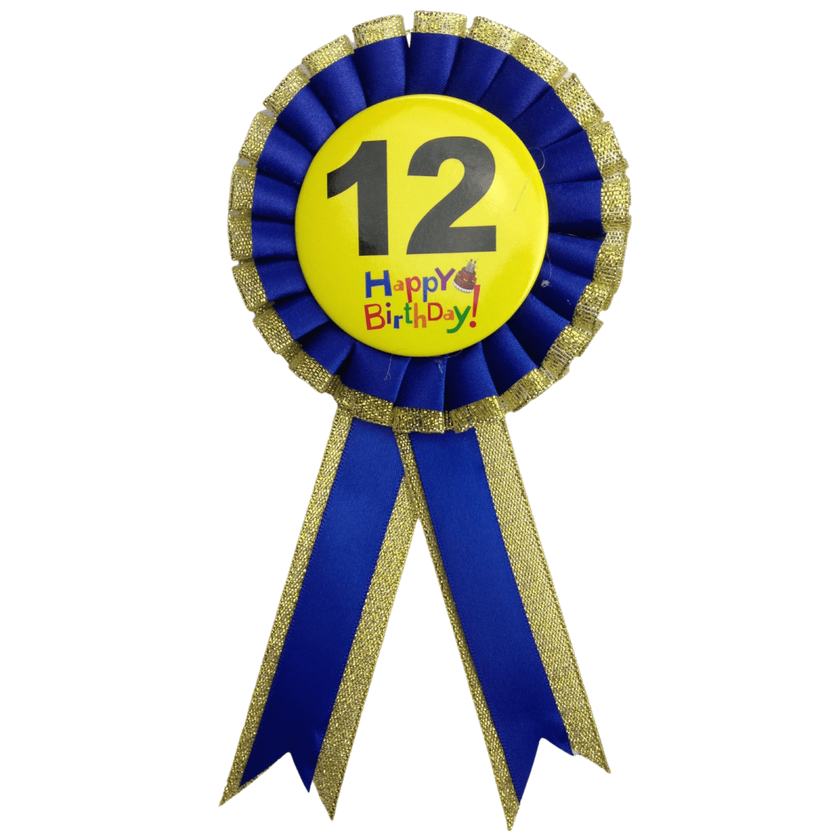 BIRTHDAY BADGE Party Favour Award Rosette Fancy Dress Girls Boys Childrens Kids - 