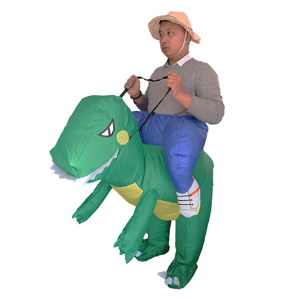 DINO Fancy Dress Inflatable Suit - Fan Operated Costume