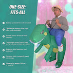 DINO Fancy Dress Inflatable Suit - Fan Operated Costume