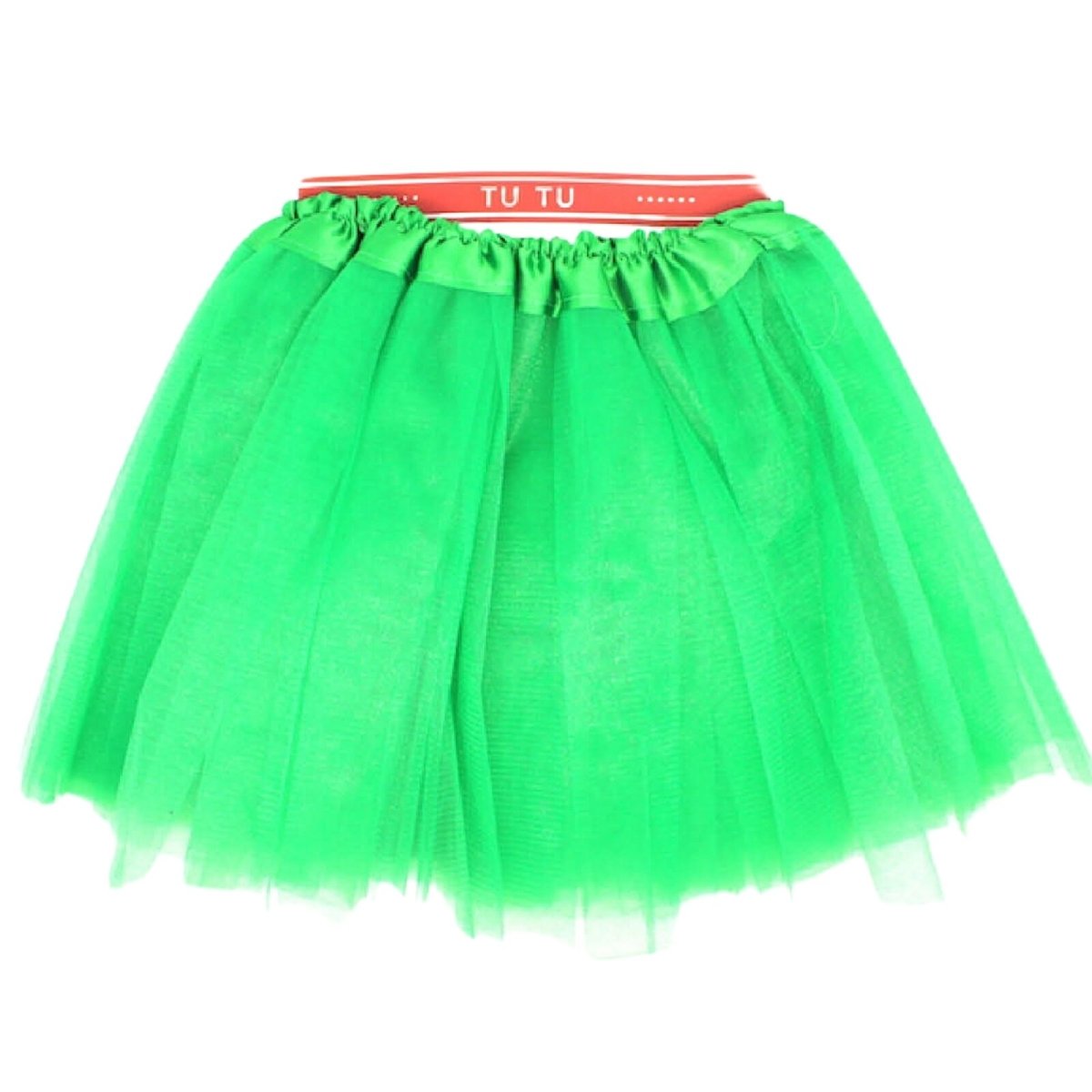 Green Tulle Ballerina Tutu – Small, 3 - Layer Children’s Costume Skirt Australia Day