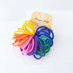 MANGO JELLY Kids Hair Ties (3cm) - Ring Retro - Twin Pack