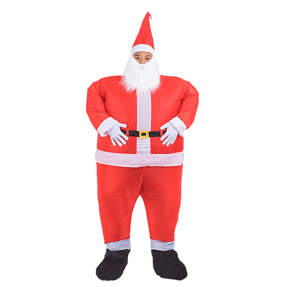 SANTA Fancy Dress Inflatable Suit - Fan Operated Costume