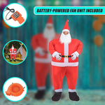 SANTA Fancy Dress Inflatable Suit - Fan Operated Costume