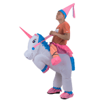 UNICORN Fancy Dress Inflatable Suit - Fan Operated Costume