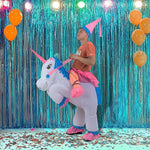 UNICORN Fancy Dress Inflatable Suit - Fan Operated Costume