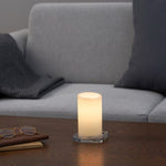 5 Pcs LED Block Pillar Candle White Flameless Safe Indoor Battery Power Party Home Decor Wedding Xmas Table Centrepiece
