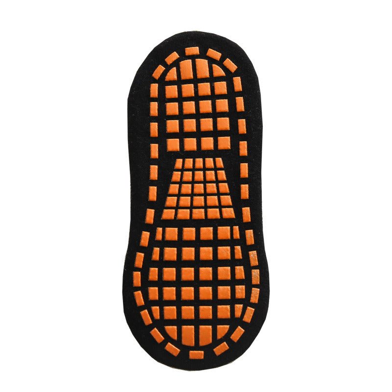 Ten Pairs Of Black Kids Non - Slip Trampoline Socks for Playground Early Education and Yoga Unisex Anti - Skid Floor Socks for 1 - 5 Years