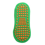 Ten Pairs Of Green Kids Non - Slip Trampoline Socks for Playground Early Education and Yoga Unisex Anti - Skid Floor Socks for 1 - 5 Years