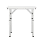 Weisshorn Folding Camping Table 60CM Adjustable Portable Outdoor Picnic Desk