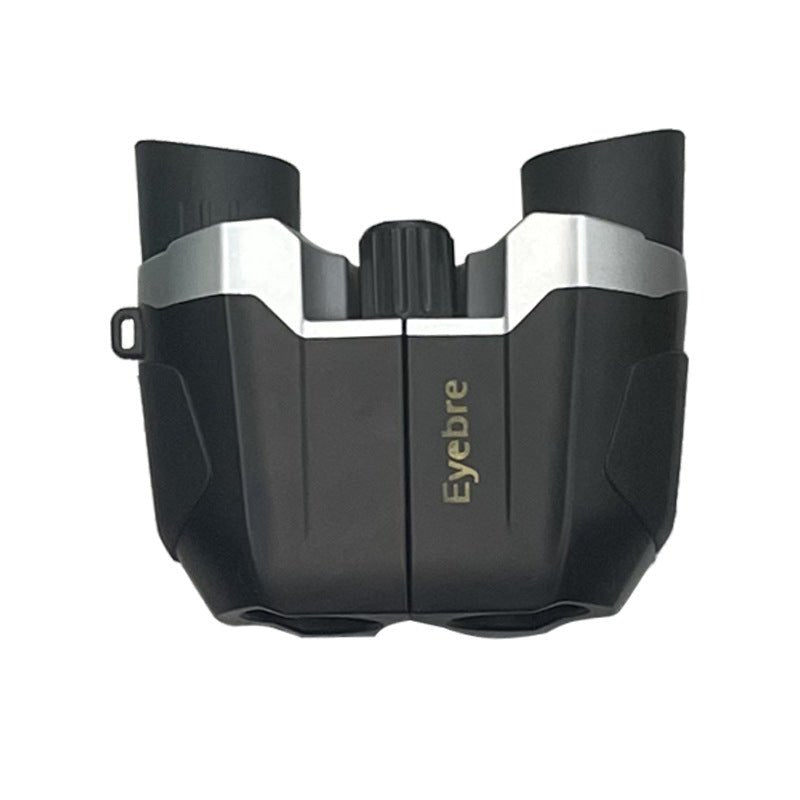 Black - silver (matte finish) 10x22 Kids Binoculars - Multi - Color Compact High - Definition Telescope for Outdoor Adventures & Concerts