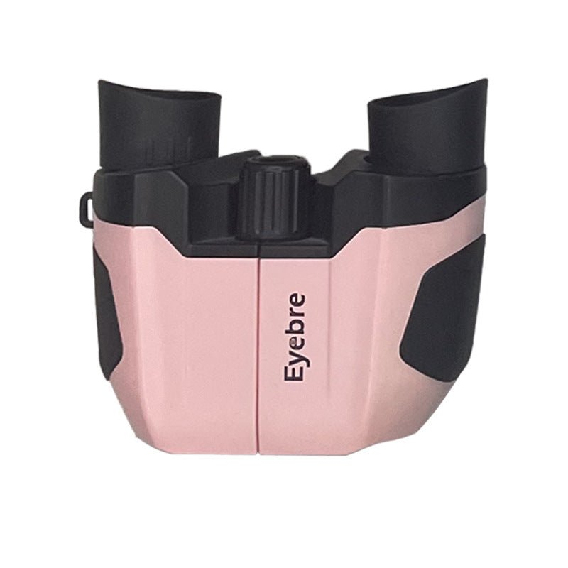 Pink (matte finish) 10x22 Kids Binoculars - Multi - Color Compact High - Definition Telescope for Outdoor Adventures & Concerts