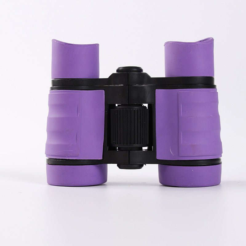 Purple 2 - Pack 4x30 Kids Binoculars Set - Lightweight & Durable for Young Explorers