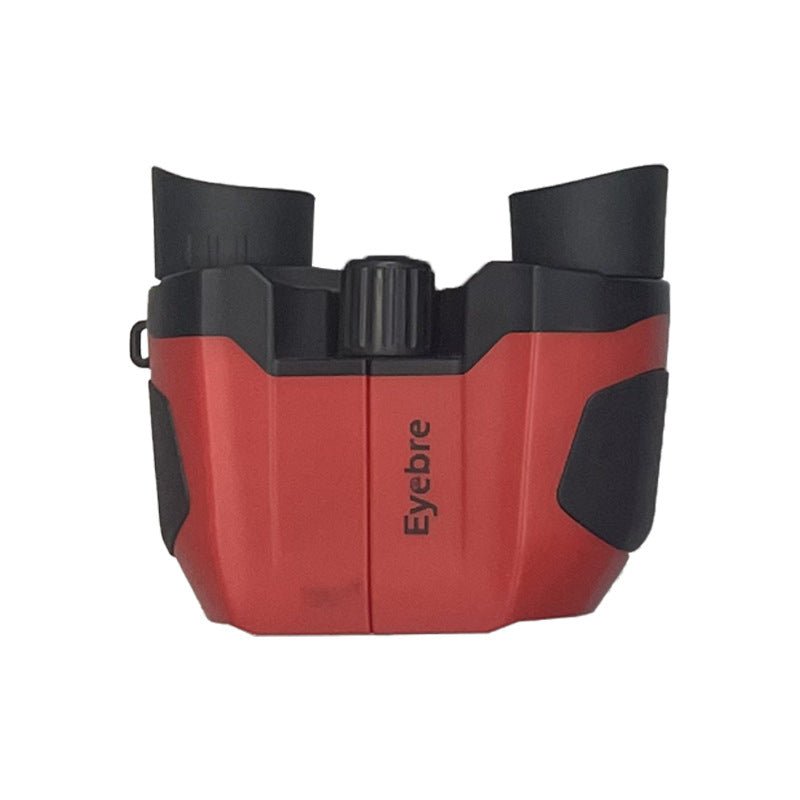 Red (matte finish) 10x22 Kids Binoculars - Multi - Color Compact High - Definition Telescope for Outdoor Adventures & Concerts
