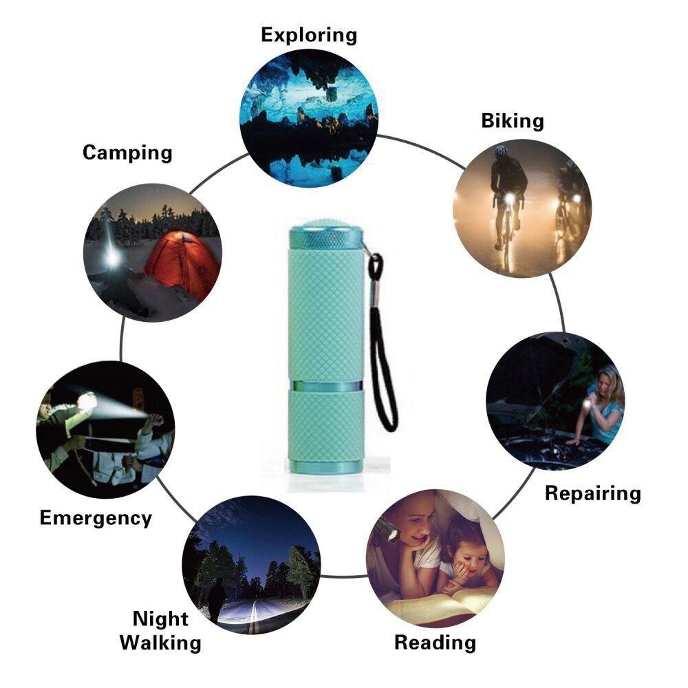 Duo - 2 Pack Glow - in - the - Dark Flashlights