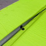 Double Self Inflating Mattress Sleeping Mat Air Bed Camping Camp Hiking Joinable - green
