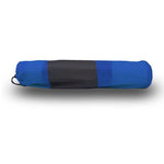Double Self Inflating Mattress Sleeping Mat Air Bed Camping Hiking Joinable - blue
