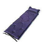 Self Inflating Mattress Camping Hiking Airbed Mat Sleeping with Pillow Bag Camp - navy