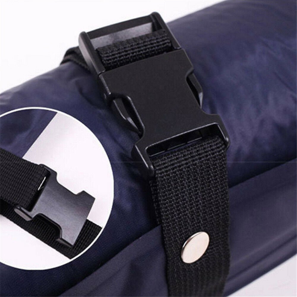 Self Inflating Mattress Camping Hiking Airbed Mat Sleeping with Pillow Bag Camp - navy