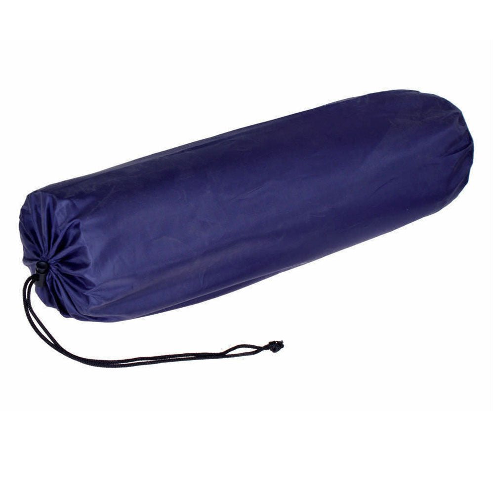 Self Inflating Mattress Camping Hiking Airbed Mat Sleeping with Pillow Bag Camp - navy
