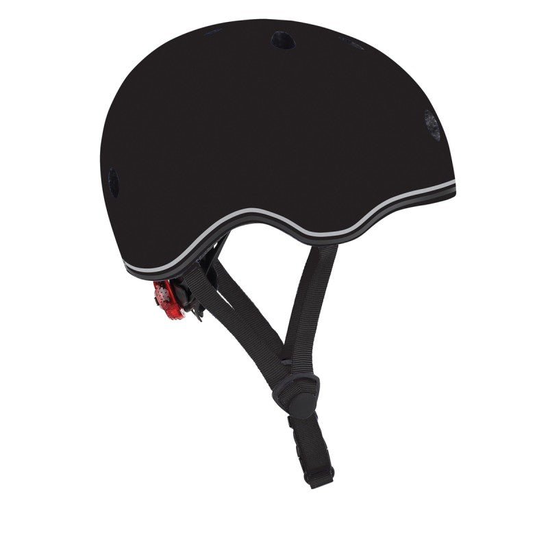Globber Kids Helmet w/Flashing LED Light Xs/S - Black 51 - 55 cm