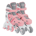 Globber LEARNING INLINE SKATES 2in1 for Toddlers: Size 26 - 29 - Pastel Pink