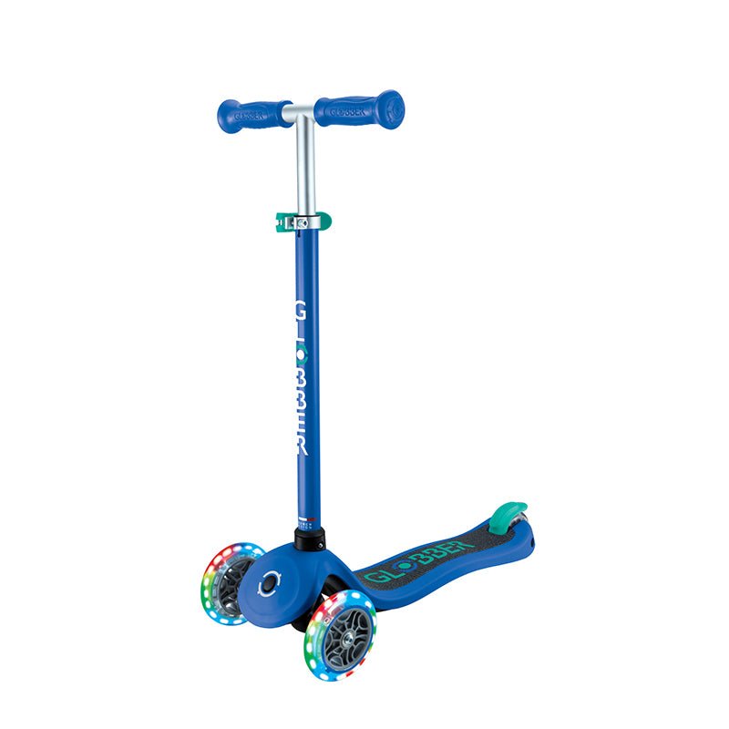 Globber Primo scooter Lights - Blue/ Green