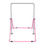 Kids Gymnastics Bars Training Horizontal Bar Monkey Kip Bar Pink