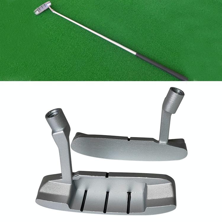 Kids Golf Putter Head - Single - sided Zinc Alloy Practice Putter - Silver