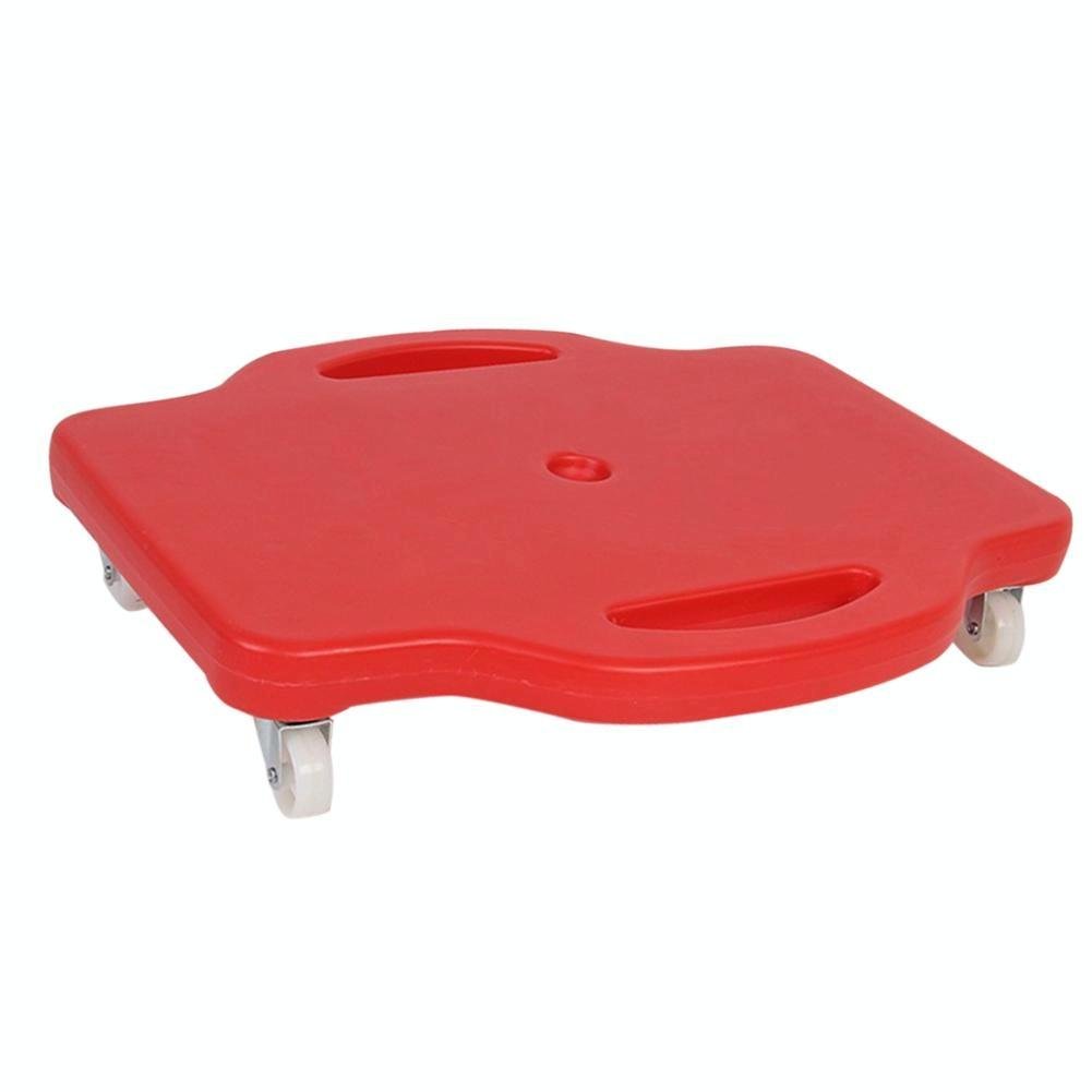 Square Four - wheel Scooter for Children's Balance Training - Red Blow Molding