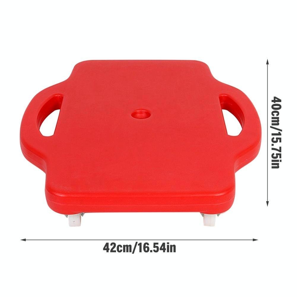 Square Four - wheel Scooter for Children's Balance Training - Red Blow Molding