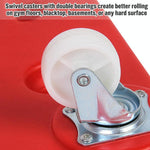 Square Four - wheel Scooter for Children's Balance Training - Red Blow Molding