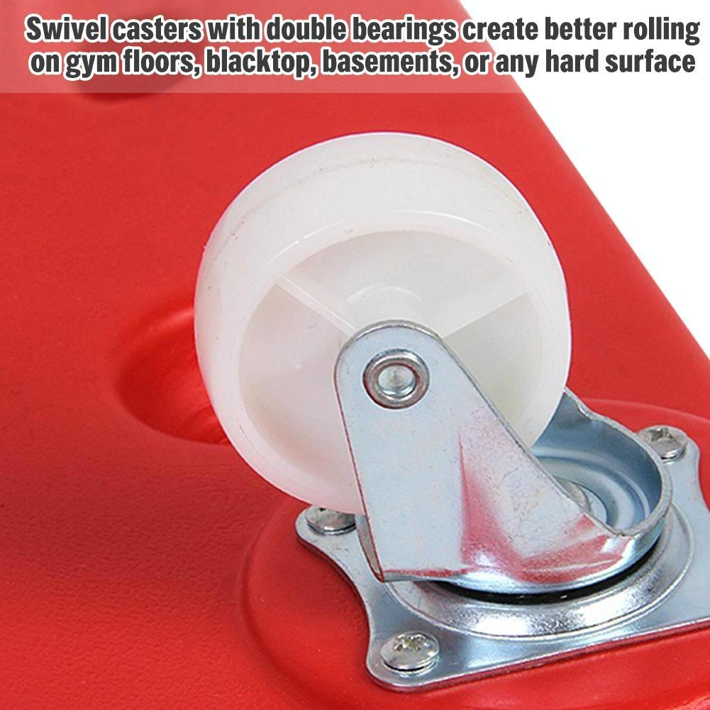 Square Four - wheel Scooter for Children's Balance Training - Red Blow Molding